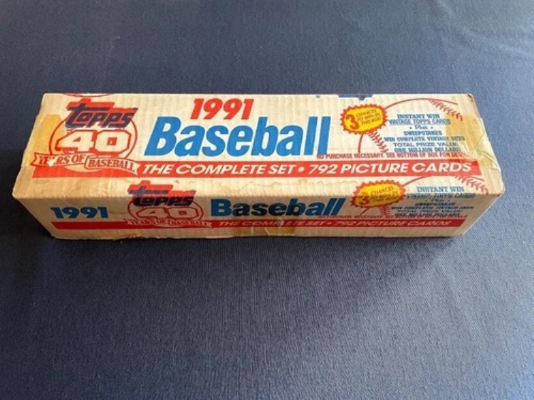 1991 Topps ファクトリーセット ホワイトボックス未開封|トレーディングカード ラフテル