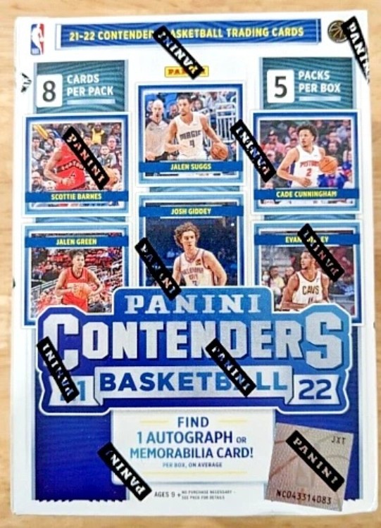 2021-22 パニーニ コンテンダーズ NBA バスケットボール カード ブラスターボックス 未開封 1 オートまたは MEM｜トレーディングカード　ラフテル