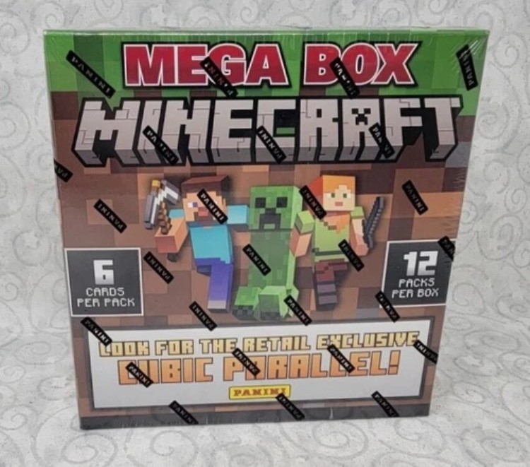 2024 Panini MINECRAFT シール付きメガボックス (12パック) - 新品 / 未開封|トレーディングカード ラフテル