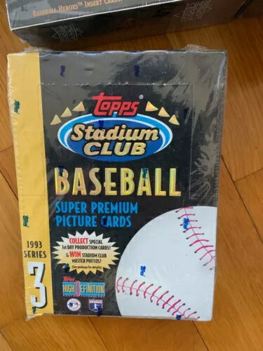 トップス スタジアムクラブ ベースボール スーパープレミアム ピクチャーカード 1993 シリーズ 1 - 未開封｜トレーディングカード　ラフテル