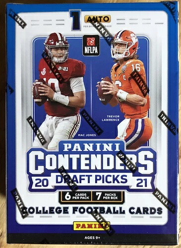 2021年 Panini Contenders ドラフトピック フットボール ファクトリーシール ブラスターボックス - 7パック｜トレーディングカード　ラフテル