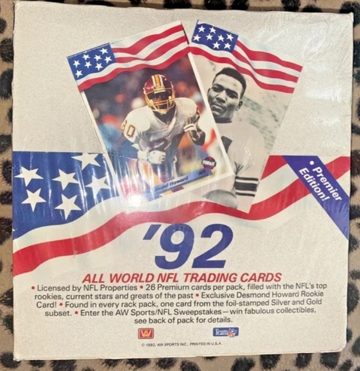 オールワールド 1992 NFL トレーディングカード 工場未開封ボックス ルーキー|トレーディングカード ラフテル