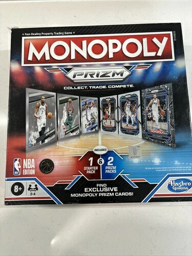 NBAモノポリー プリズム トレーディングカードエディション ボードゲーム - 工場未開封新品|トレーディングカード ラフテル
