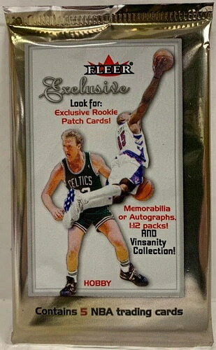 2001/02 FLEER限定 NBA バスケットボールパック ヴィンス・カーター オート？ 新品未開封｜トレーディングカード　ラフテル