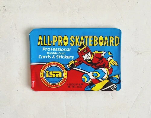 ヴィンテージ 1978 Donruss ISA All Pro スケートボード カード ステッカー ワックスパック 未開封 NOS｜トレーディングカード　ラフテル