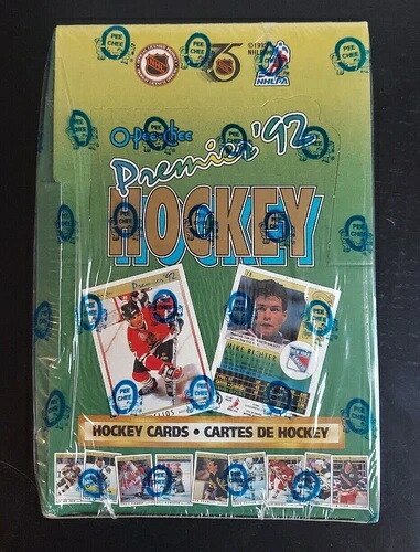 1992 O-PEE-CHEE プレミア NHL ホッケー 未開封ボックス 2箱 LIDSTROM RC|トレーディングカード ラフテル