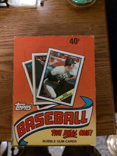 1988 Topps ベースボール ワックス パック ボックス。36 パック。｜トレーディングカード　ラフテル