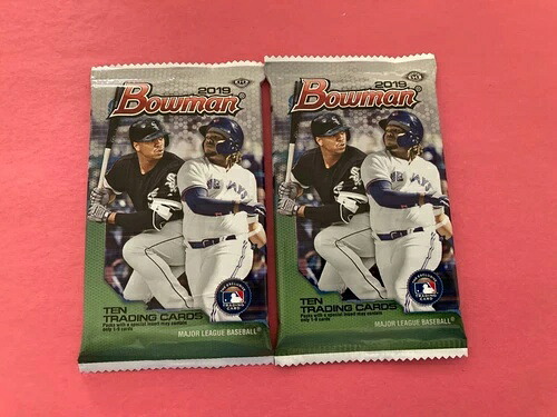 (2 パック) 2019 Bowman Factory 1 密封された Hobby Wander Franco Julio Rodriguez Auto|トレーディングカード ラフテル