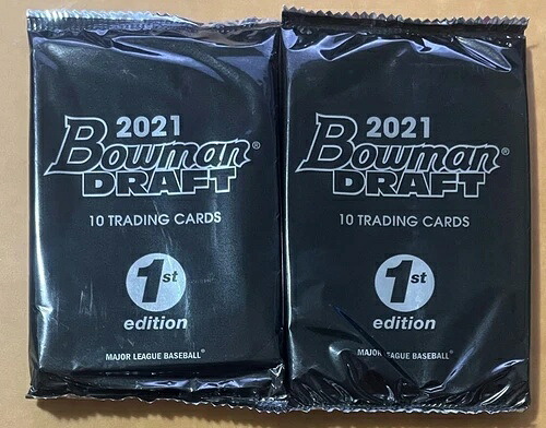 2021 ボウマンドラフト 1stエディション ベースボールシールドパック（2パック）｜トレーディングカード　ラフテル