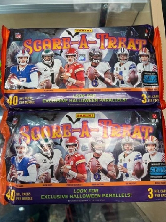 2024年新登場 パニーニ NFL スコア フットボール ハロウィン スコア・ア・トリート 40パック バンドル 未開封｜トレーディングカード　ラフテル