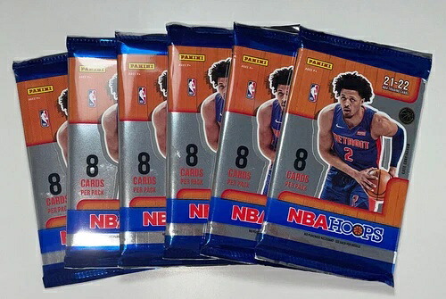 2021-22 パニーニ NBA フープス ウィンターホリデー (6個セット) 工場未開封 ホビーパック|トレーディングカード ラフテル