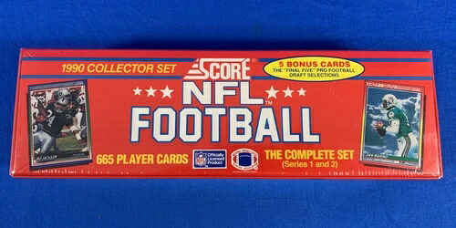 1990 スコア NFL フットボール 665 選手トレーディングカード 工場未開封 コンプリートセット｜トレーディングカード　ラフテル 43,560円