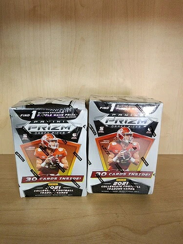 2021年 Panini Prizm ドラフトピック フットボール DP ブラスターボックス 工場未開封 2個セット｜トレーディングカード　ラフテル