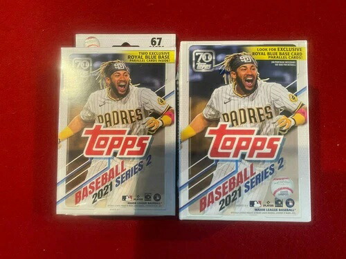 2021 Topps ベースボール シリーズ 2、ブラスター&ハンガーボックス(各1個) - 工場未開封|トレーディングカード ラフテル