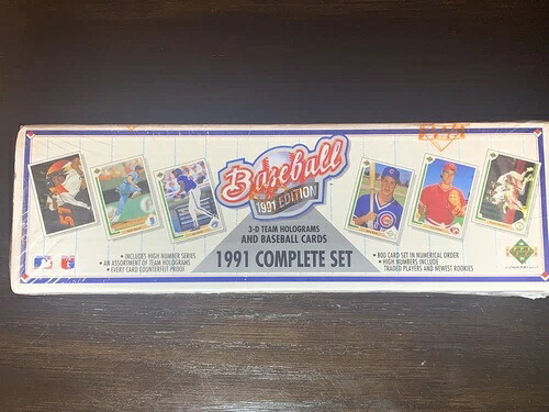 1991 Upper Deck ベースボール カード - コンプリート セット - 新品工場未開封ボックス!｜トレーディングカード　ラフテル