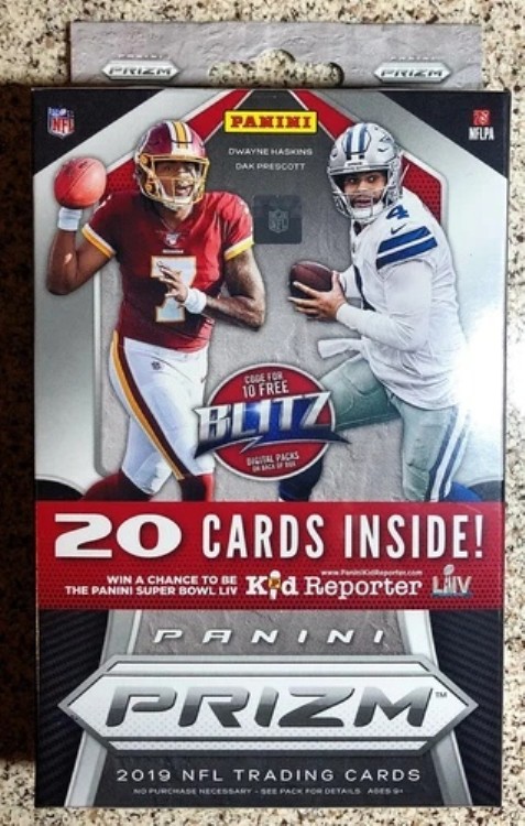 2019 Panini Prizm Football Hanger Box 20カード レッドアイスプリズム新登場｜トレーディングカード　ラフテル
