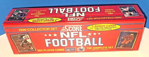 1990 スコア NFL フットボール コレクターセット コンプリートシリーズ 1 および 2 - 工場未開封|トレーディングカード ラフテル