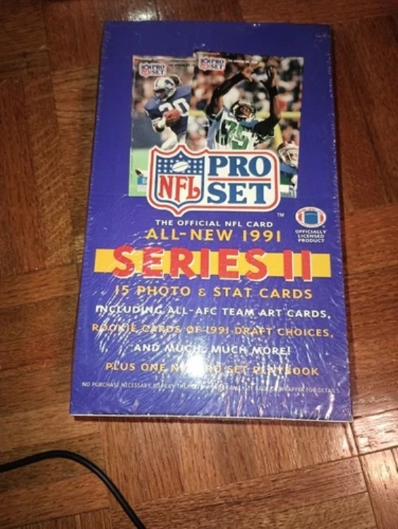 1991 NFL プロセット フットボールカード シリーズ II 36パックボックス 工場未開封｜トレーディングカード　ラフテル
