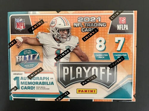 2021年 パニーニ プレーオフ NFL ブラスターボックス 工場未開封 オートまたは記念品 1個｜トレーディングカード　ラフテル