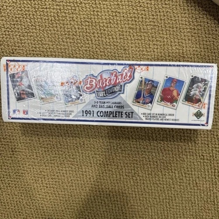 1991年 Upper Deck ベースボールエディション コンプリートカードセット 工場未開封 800枚｜トレーディングカード　ラフテル