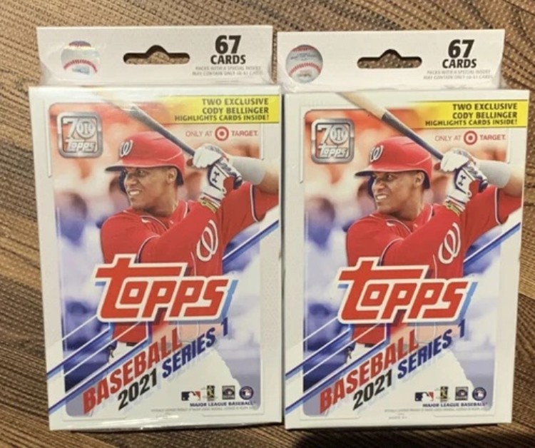 Topps Baseball 2021 シリーズ 1 ハンガーボックス 2個 - 工場未開封｜トレーディングカード　ラフテル