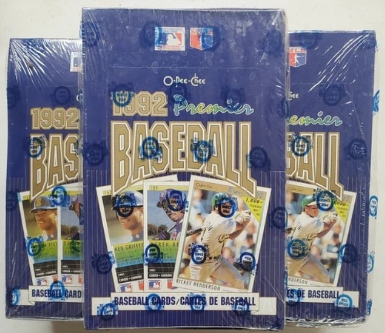 1) 1992年 O-Pee-Chee OPC プレミア ベースボール 未開封 ワックスボックス 36個入り ケン・グリフィー・ジュニア|トレーディングカード ラフテル