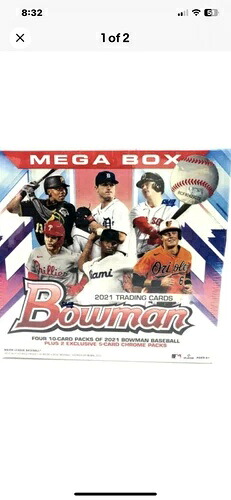 2021 Topps Bowman ベースボール メガボックス 未開封|トレーディングカード ラフテル