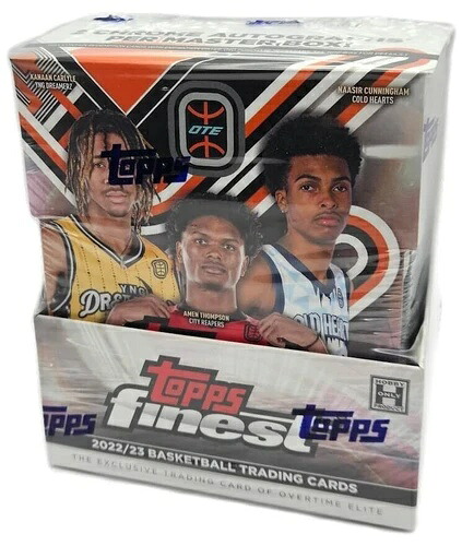 2022-23 Topps Finest Overtime Elite バスケットボール 工場密封ホビーボックス 2 オート!｜トレーディングカード　ラフテル