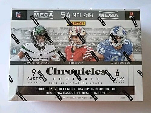 2022 パニーニ クロニクルズ NFL フットボール メガボックス (ターゲット) 新品 工場未開封｜トレーディングカード　ラフテル