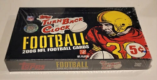 2008 Topps ターンバック・ザ・クロック フットボール ファクトリーシールボックス 36パック｜トレーディングカード　ラフテル