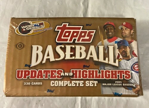2005 Topps ベースボール アップデート＆ハイライト ホビー 330枚セット 完全版/工場シール｜トレーディングカード　ラフテル