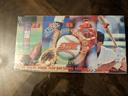 1994 スコア MLB ベースボール ボックス ホビー シリーズ 1 新品 工場シール アンサーチ ゴールド スター|トレーディングカード ラフテル