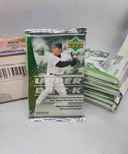 2004年 Upper Deck シリーズ1 野球ボール 10パック｜トレーディングカード　ラフテル 45,540円