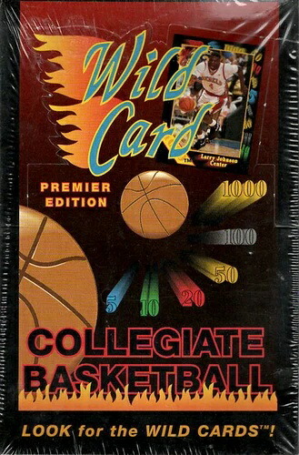 1991 ワイルドカード カレッジ バスケットボール プレミアエディション 工場未開封ボックス｜トレーディングカード　ラフテル