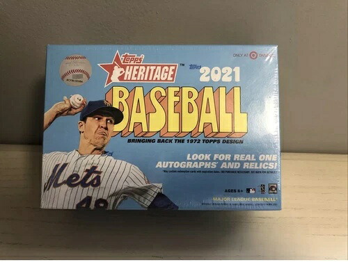 2021 TOPPS ヘリテージ ベースボール シールド メガボックス 156枚入り 17パック｜トレーディングカード　ラフテル