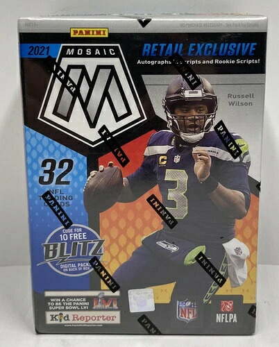 2021 パニーニ モザイク NFL フットボール ブラスターボックス 32枚入り 新品 工場未開封｜トレーディングカード　ラフテル