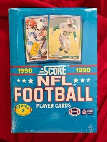 1990 スコア フットボール ワックス ボックス シリーズ 2 - 36 個入り未開封パック、工場未開封ボックス｜トレーディングカード　ラフテル