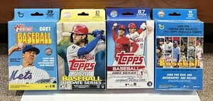 トップス MLB ベースボールハンガーボックス 4個セット 新品未開封 204枚 2020-22年｜トレーディングカード　ラフテル
