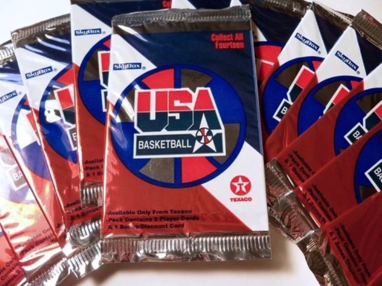 1996年 テキサコ スカイボックス USA ドリームチーム バスケットボール カード (未開封 14 パック)｜トレーディングカード　ラフテル