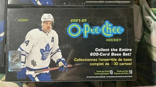 1- ホビーボックス。2021-22 Upper Deck O Pee Chee Hockey 工場未開封 ホビーボックス 新品｜トレーディングカード　ラフテル