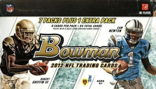 2012 ボウマン フットボール 8 パック ブラスター ボックス 工場未開封 ラッセル ウィルソン｜トレーディングカード　ラフテル