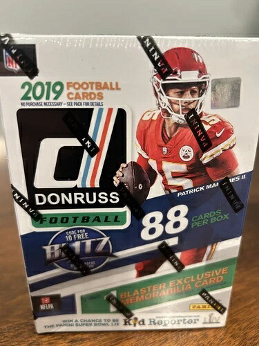 2019 Panini Donruss Football 11パック ブラスターボックス - 工場未開封｜トレーディングカード　ラフテル