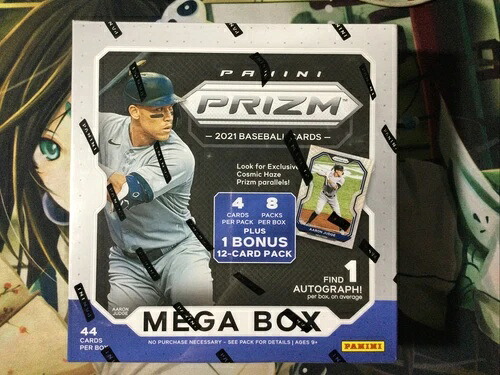 2021 Panini Prizm Baseball Mega Box 新品 ファクトリー。未開封｜トレーディングカード　ラフテル