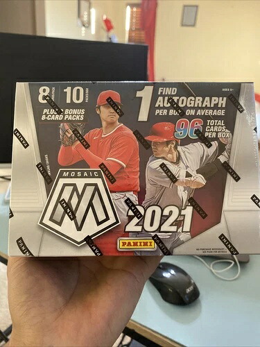 2021 Panini Mosaic Baseball Mega Box 合計96枚のカードが1箱に入っています。新品・工場未開封｜トレーディングカード　ラフテル