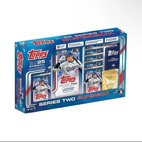 新品 2025 Topps シリーズ2 MLB ベースボール スーパーボックス 工場未開封|トレーディングカード ラフテル