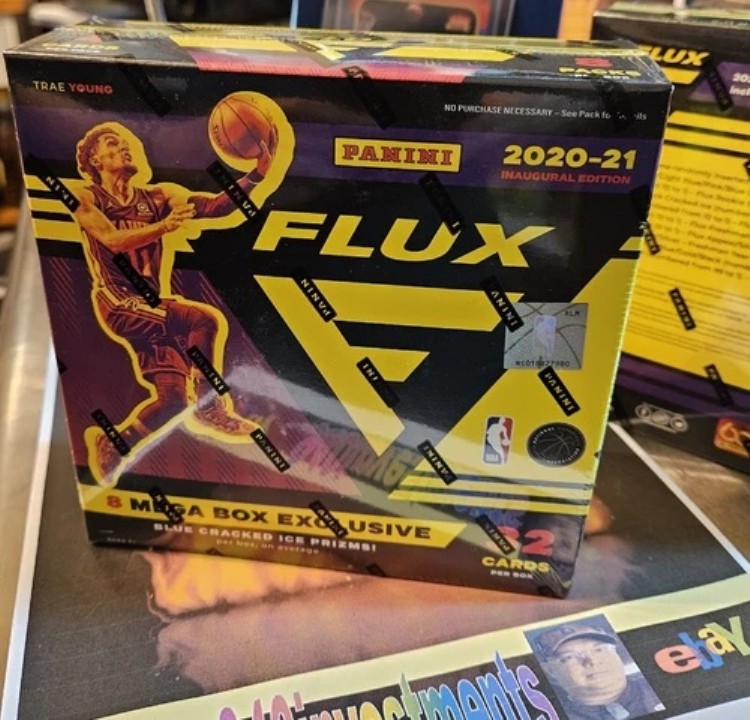 2020-21 パニーニ フラックス NBA バスケットボール 8パック メガボックス ブルー クラックアイス 新品未開封｜トレーディングカード　ラフテル