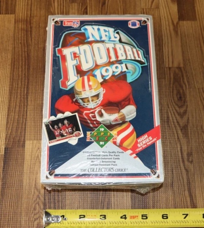 1991年 Upper Deck NFL フットボール コレクターズチョイス 工場未開封｜トレーディングカード　ラフテル