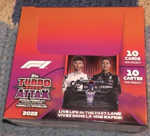 #1 新品未開封 F1 2022 Topps Turbo Attax Formula 1 ボックス 24 パック 10 枚入り｜トレーディングカード　ラフテル