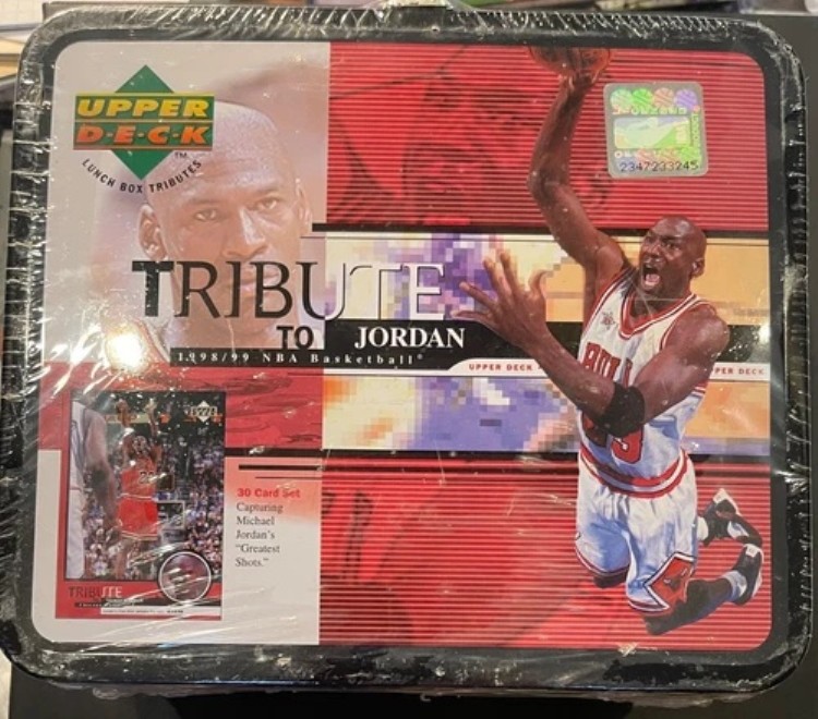 1999年 Upper Deck Tribute to Michael Jordan Lunch Box Factory 未開封カードセット｜トレーディングカード　ラフテル