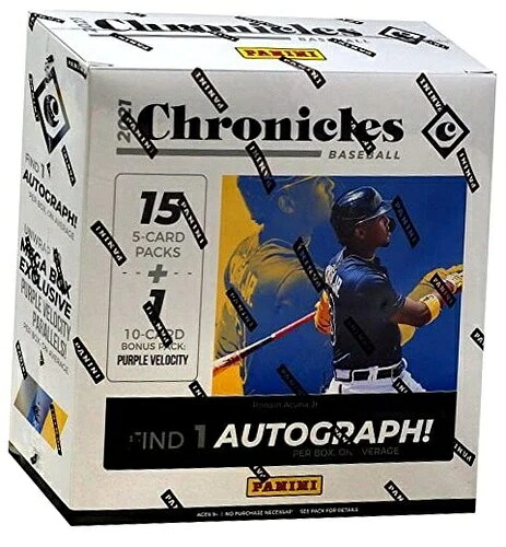 2021 Panini Chronicles Baseball Mega Box - 15パック 工場未開封 (限定|トレーディングカード ラフテル